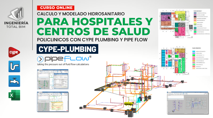 Calculo y Modelado Hidrosanitaria para Hospitales y Centros de Salud