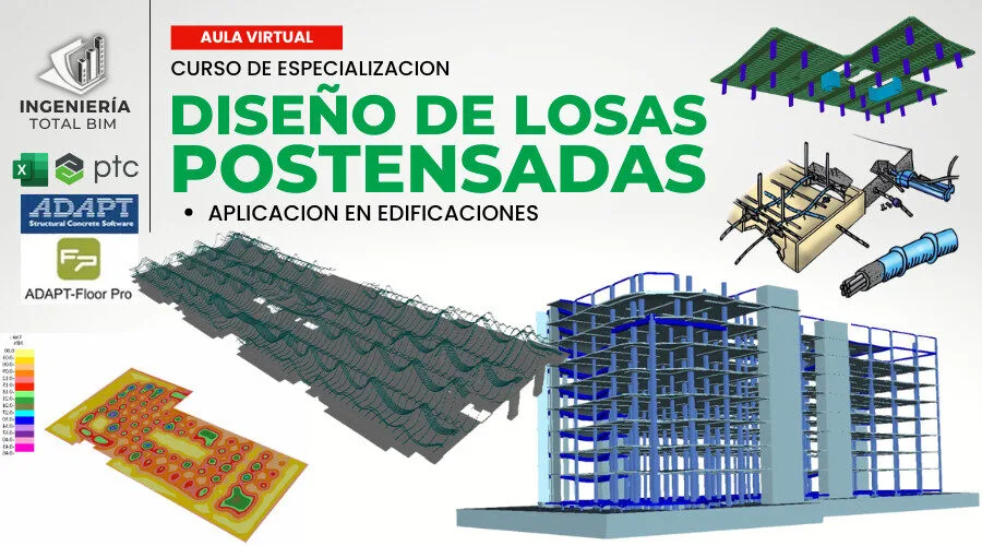 Análisis y Diseño de Losas Postensadas, en Edificaciones 🏗️